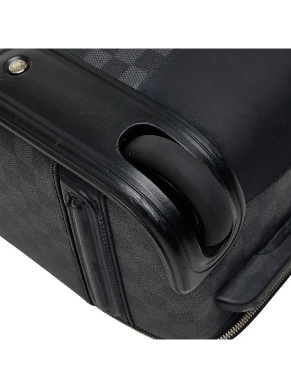 Louis Vuitton Damier Graphite Pegase 55 Travel Bag Suitcase Black Gray Leather